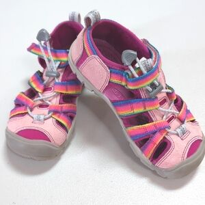 Keen, Seacamp II CNX, RAINBOW FESTIVAL Closed Toe Sandals. Size 12